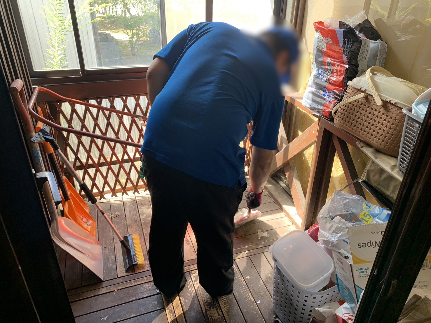 「2LDKのお家からマットレスや衣装ケースなどを回収しました」作業写真